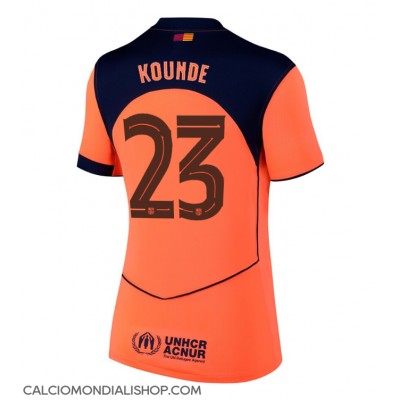 Maglie da calcio Barcelona Jules Kounde #23 Terza Maglia Femminile 2025-26 Manica Corta Maglie da calcio Barcelona Jules Kounde #23 Terza Maglia Femminile 2025-26 Manica Corta